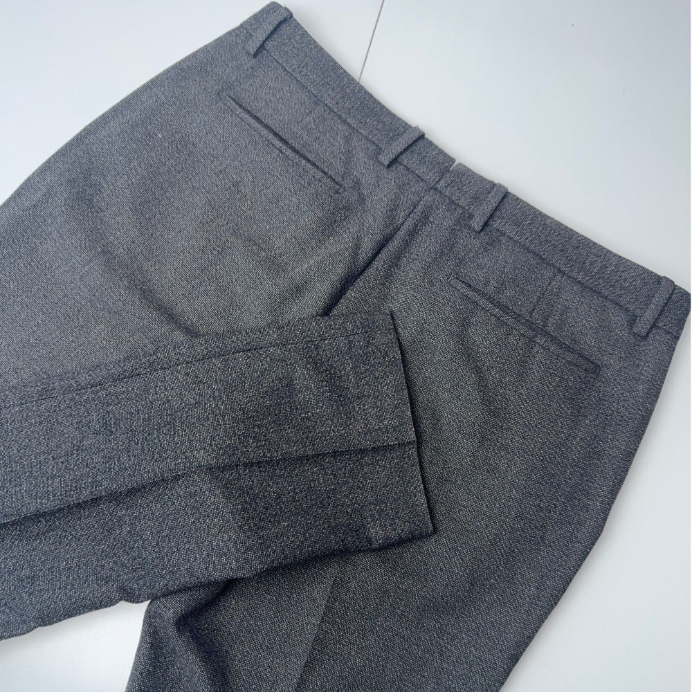Paul Smith PS Mens Gray Wool Blend Straight Leg Trousers Dress Pants 32x31.5
